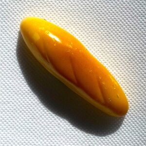Yellow Baguette Shaped Magnet